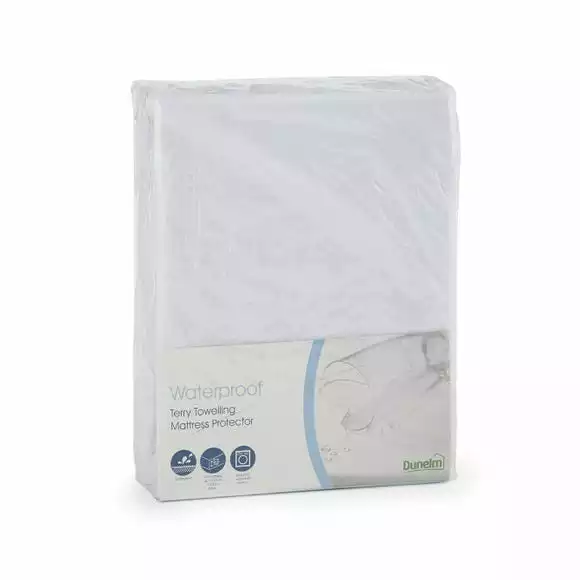 Dunelm Staydrynights Terry Towelling Waterproof Mattress Protector - Image 3