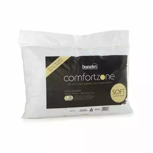 Comfortzone Hollowfibre Soft-Support Walled Pillow - Image 4