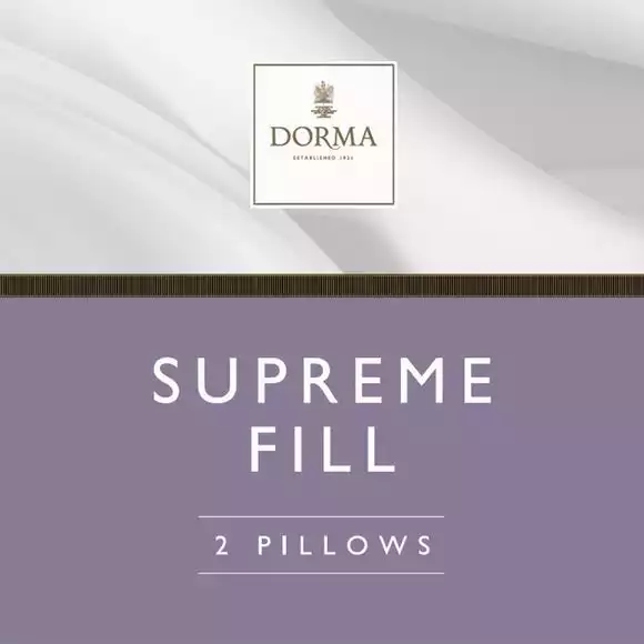 Dorma Supreme Fill Medium-Support Pillow Pair - Image 5