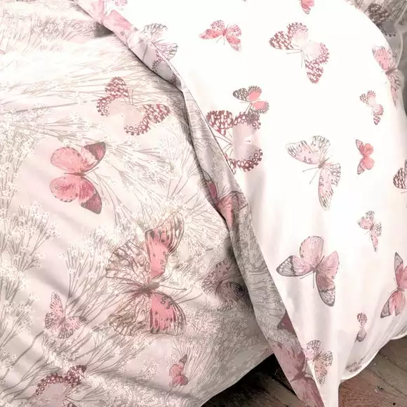Dunelm Botanica Butterfly Blush Bedspread - Image 2