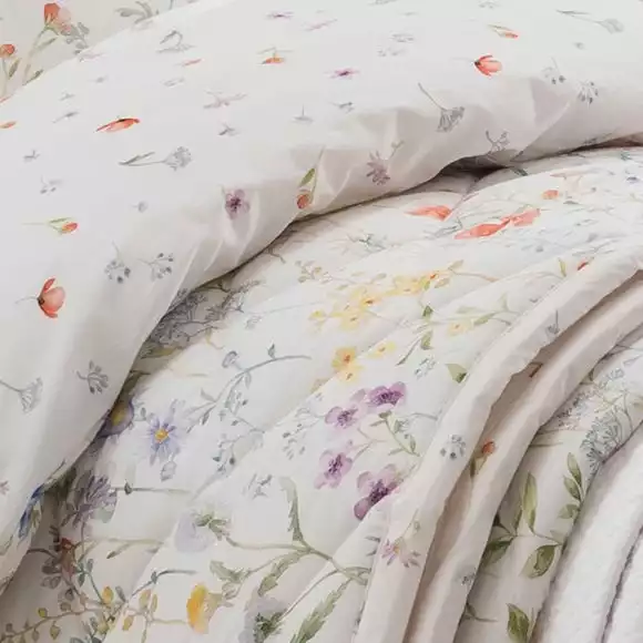 Dorma Wildflower Digitally Printed 100% Cotton Duvet Cover - Image 2