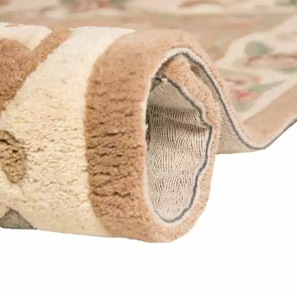 Flair Fawn Lotus Premium Aubusson Rug - Image 4