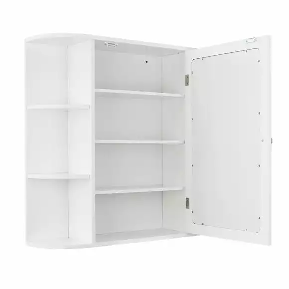 Lloyd Pascal Verona White Mirror Cabinet - Image 4