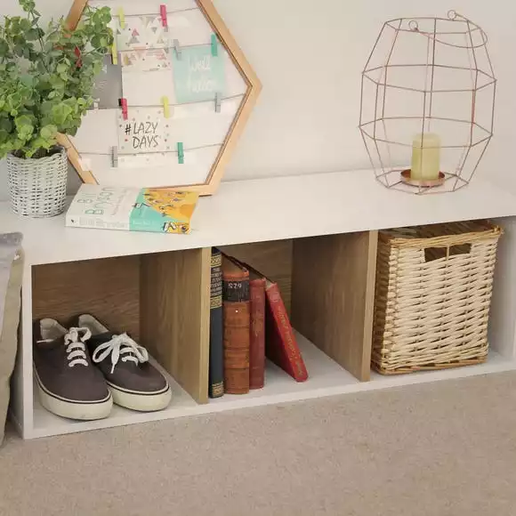 Dunelm Rome Modular 3 Cube Floor Standing Shelving Unit - Image 3