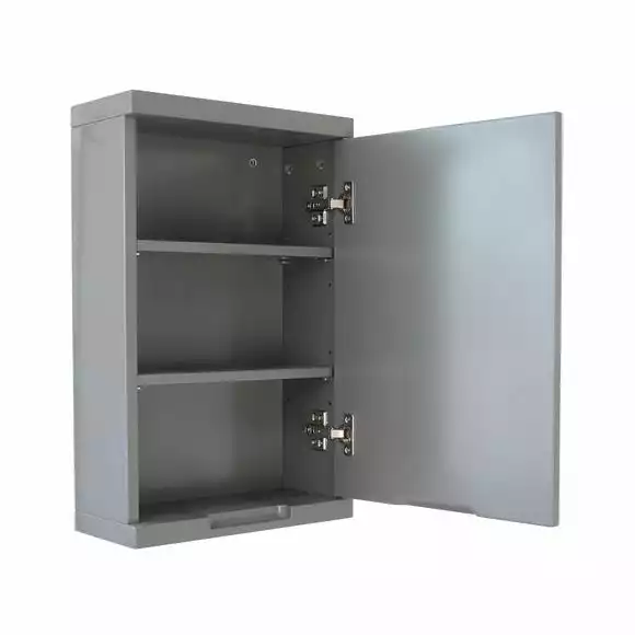 Lloyd Pascal Siena Grey Mirror Cabinet - Image 3