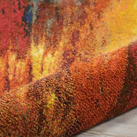 Nourison Multi Coloured Celestial Burst Rug - Image 4