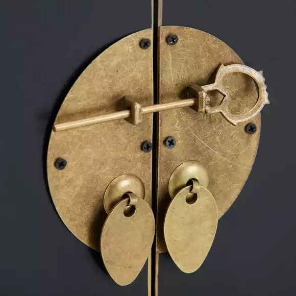 Dunelm Hanna 2 Drawer & 1 Door Chest, Black - Image 6