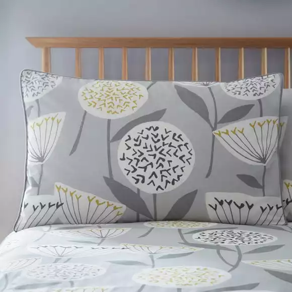 Elements Emmott Reversible Grey Duvet Cover And Pillowcase Set - Image 3