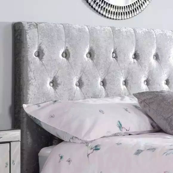 Birlea Cologne Crushed Velvet Bed Frame - Image 6