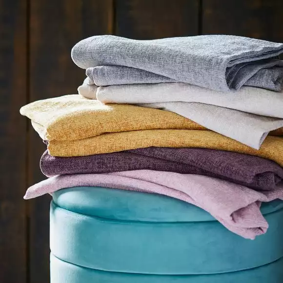 Dunelm Chenille Mauve Throw - Image 4