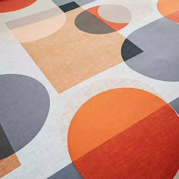 Elements Oscar Reversible Orange Duvet Cover And Pillowcase Set - Image 4