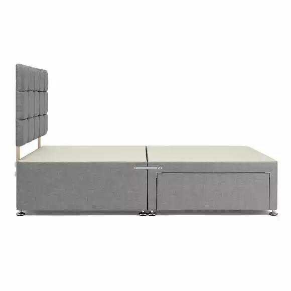 Dunelm Universal Grey Linen Divan Base - Image 4