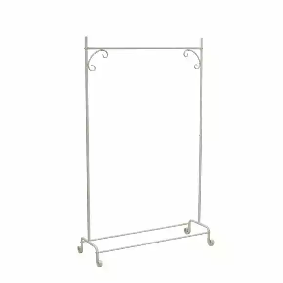Dunelm Cream Clothes Rail - Image 2