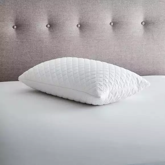 Dunelm Super Comfort Quilted Foam Firm-Support Pillow - Image 2