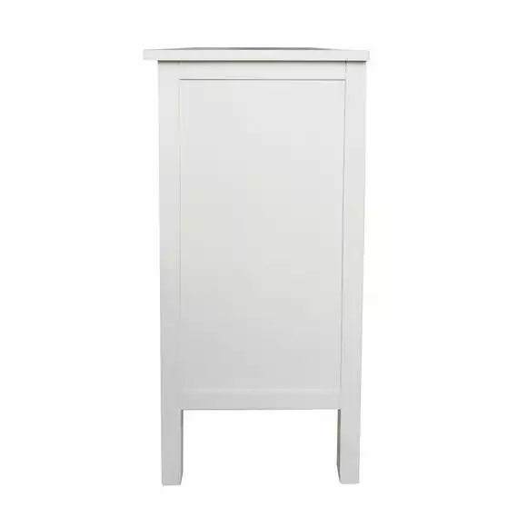 Dunelm Samira 1 Door & 1 Drawer Chest, White - Image 4