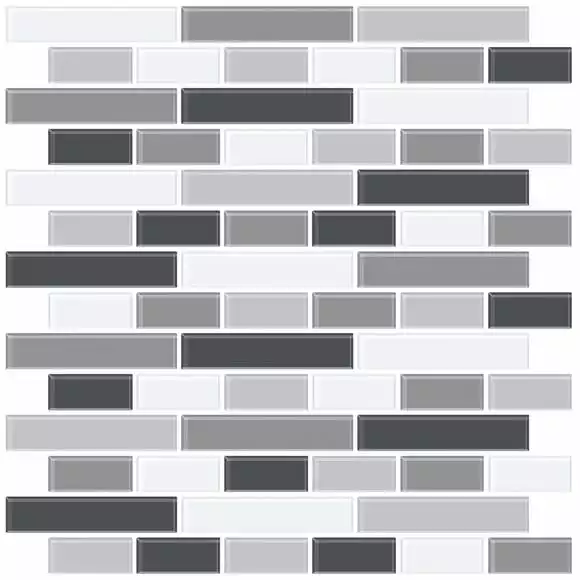 InHome Smoked Glass Self Adhesive Backsplash Tiles - Image 3
