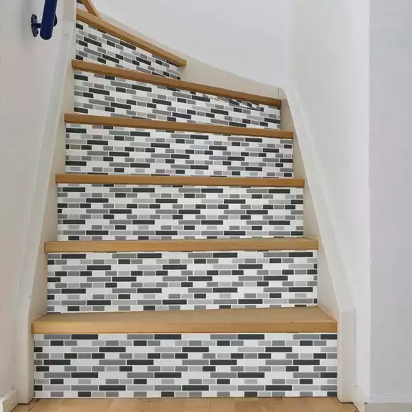 InHome Smoked Glass Self Adhesive Backsplash Tiles - Image 5