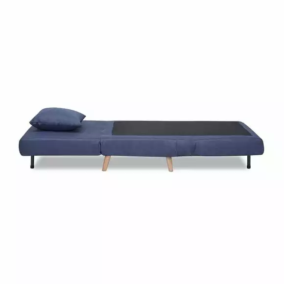 Leader Lifestyle Macy Fabric Blue Chair Bed - Image 5