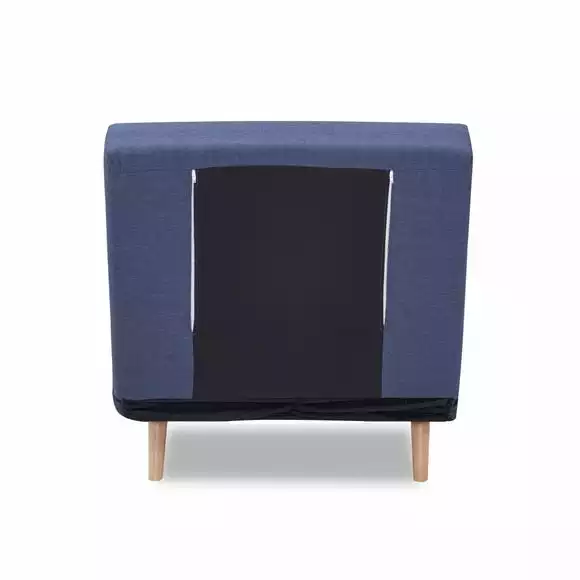 Leader Lifestyle Macy Fabric Blue Chair Bed - Image 6