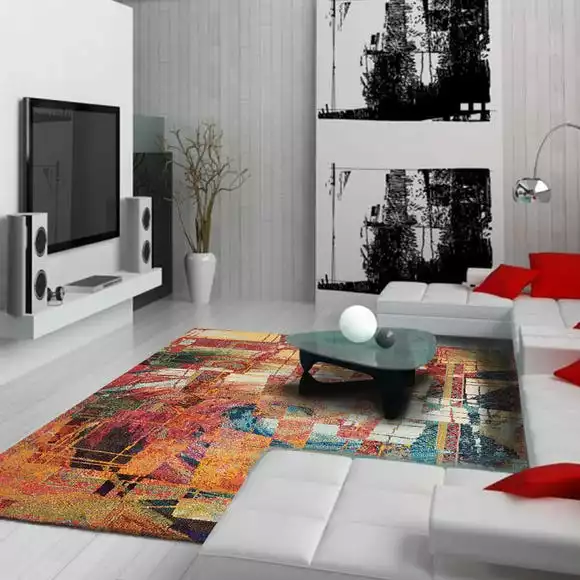 Nourison Celestial Stained Glass MultiColoured Rug - Image 3