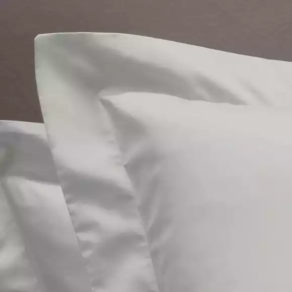 Dorma 300 Thread Count 100% Cotton Sateen Plain Oxford Pillowcase - Image 6