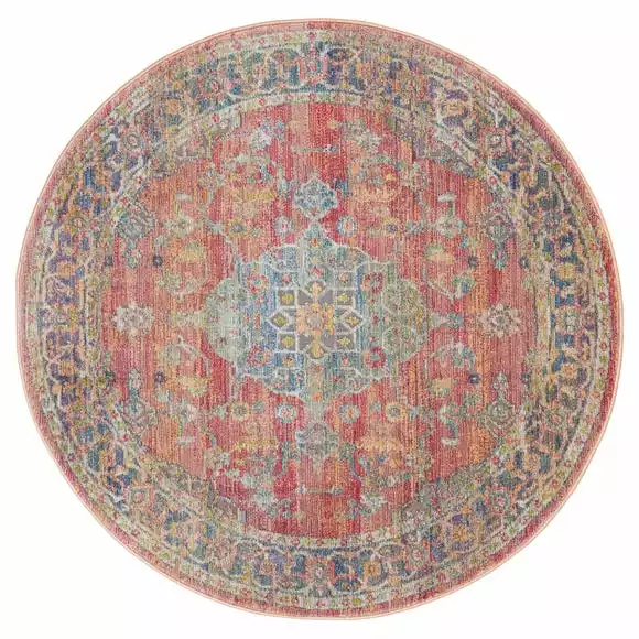 Nourison Ankara Global 1 Round Rug - Image 2