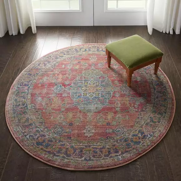 Nourison Ankara Global 1 Round Rug - Image 3