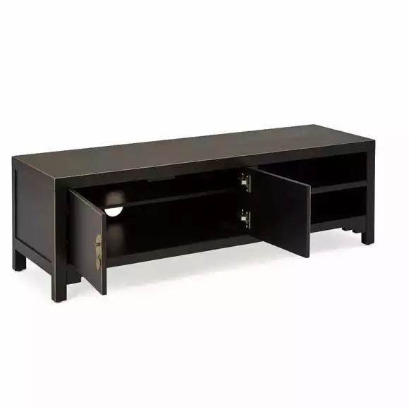 Dunelm Hanna Black Wide TV Stand - Image 4