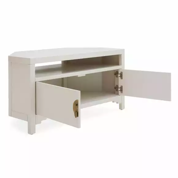 Dunelm Hanna Oyster Corner TV Stand - Image 4