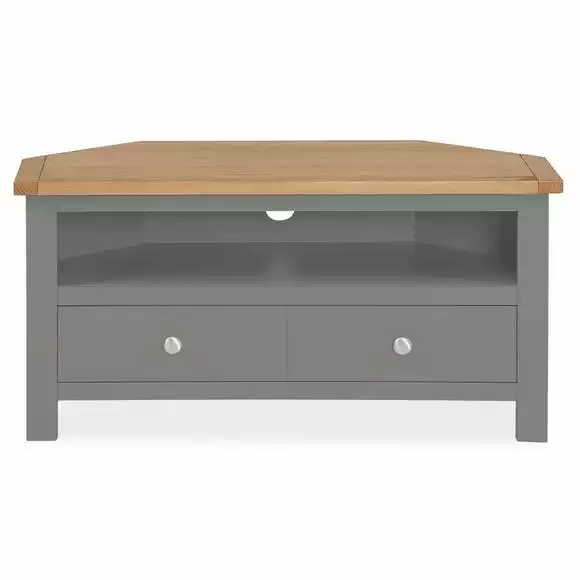 Dunelm Bromley Slate Corner TV Stand - Image 2