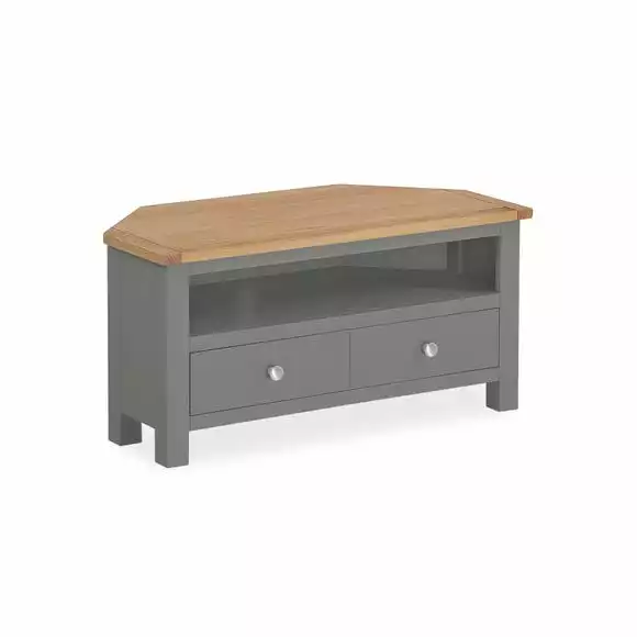 Dunelm Bromley Slate Corner TV Stand - Image 3