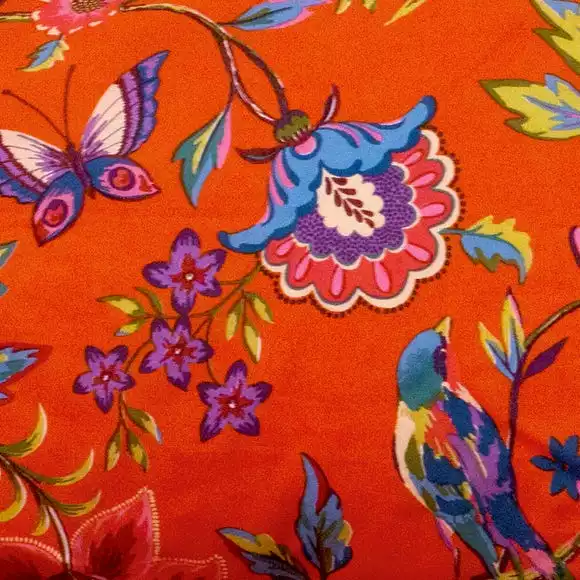 Riva Home Furn. Pomelo Orange Reversible Duvet Cover And Pillowcase Set - Image 5