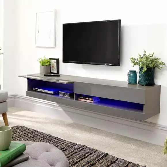 GFW Galicia 150cm LED Wall TV Unit - Image 3