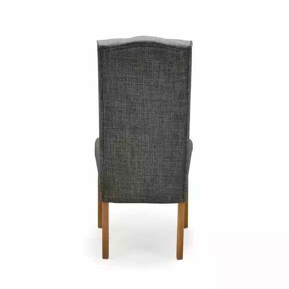 Dunelm Darcy Set Of 2 Dining Chairs Charcoal - Image 6