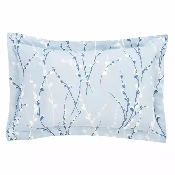 Dunelm Belle Blue Oxford Pillowcase - Image 2