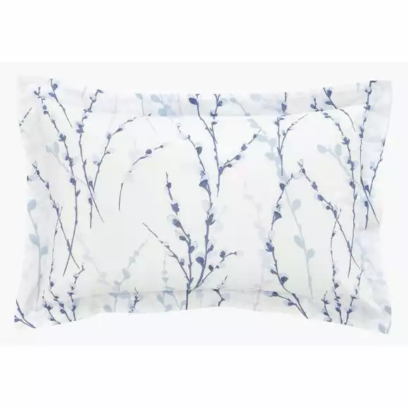 Dunelm Belle Blue Oxford Pillowcase - Image 3