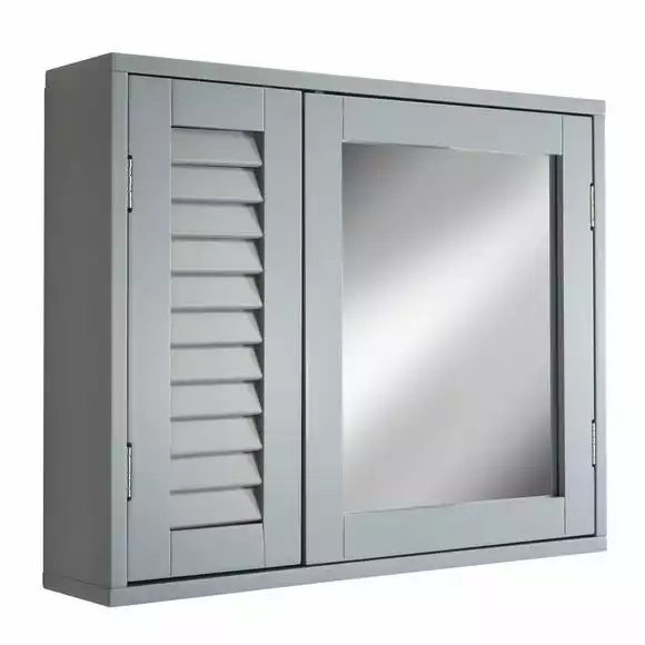 Lloyd Pascal Grey Tuscany Double-Door Cabinet - Image 2