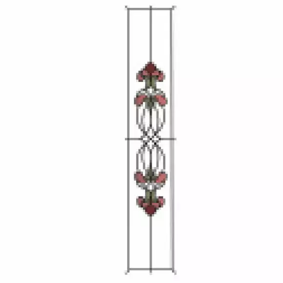 InHome Red Hanover Static Stained Glass Decal - Image 2