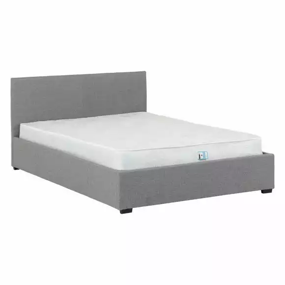 Seconique Waverley Grey Linen Ottoman Bed - Image 2