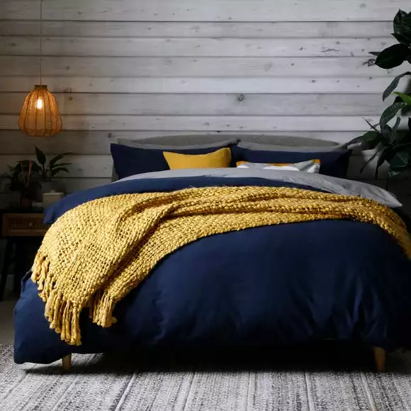 Dunelm Freya Chunky Knit 130cm X 180cm Throw - Image 6