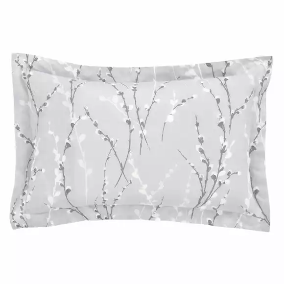 Dunelm Belle Grey Oxford Pillowcase - Image 2