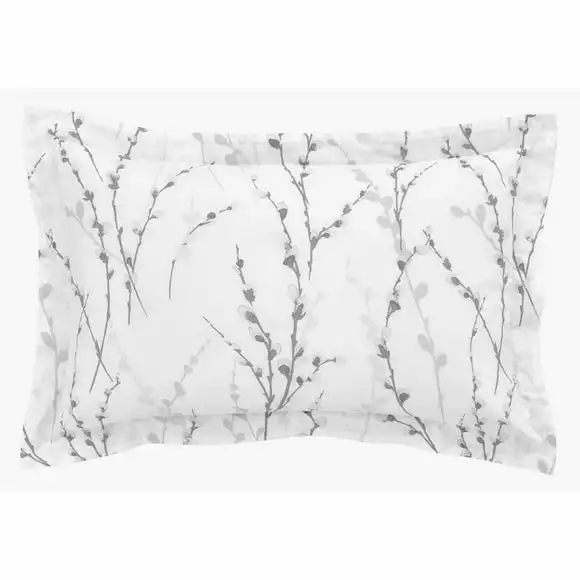 Dunelm Belle Grey Oxford Pillowcase - Image 3