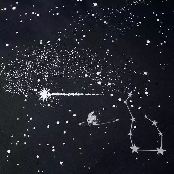 Dunelm Black Space Dinosaur Fitted Sheet - Image 6