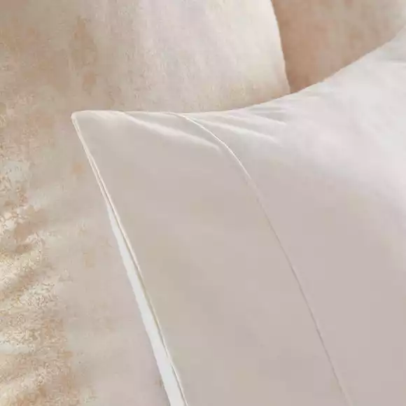 Dorma Egyptian Cotton Sateen 1000 Thread Count White Standard Pillowcase - Image 2