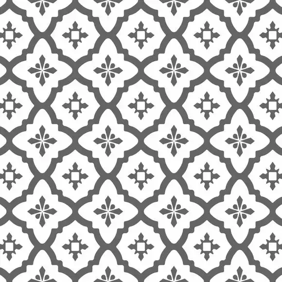 Fine Décor Wallpaper Algarve Black Self Adhesive Backsplash Tiles - Image 2