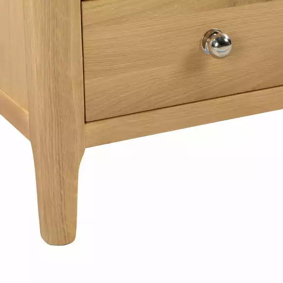 Julian Bowen Cotswold 6 Drawer Chest, Oak - Image 4