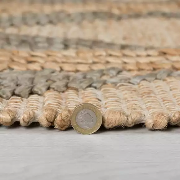 Dunelm Exclusive Clay Jute Flatweave Rug - Image 4