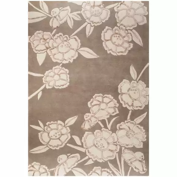 Dunelm Exclusive Fleur Floral Wool Mix Rug - Image 2
