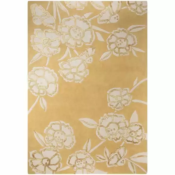 Dunelm Exclusive Fleur Floral Wool Mix Rug - Image 4