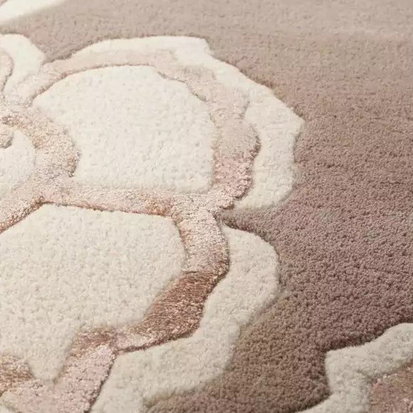Dunelm Exclusive Fleur Floral Wool Mix Rug - Image 5